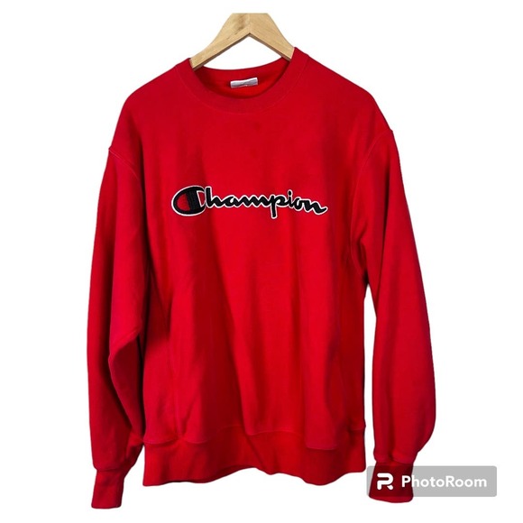 Vintage Champion Reverse Weave Cotton Crewneck Sweatshirt - Picture 1 of 7